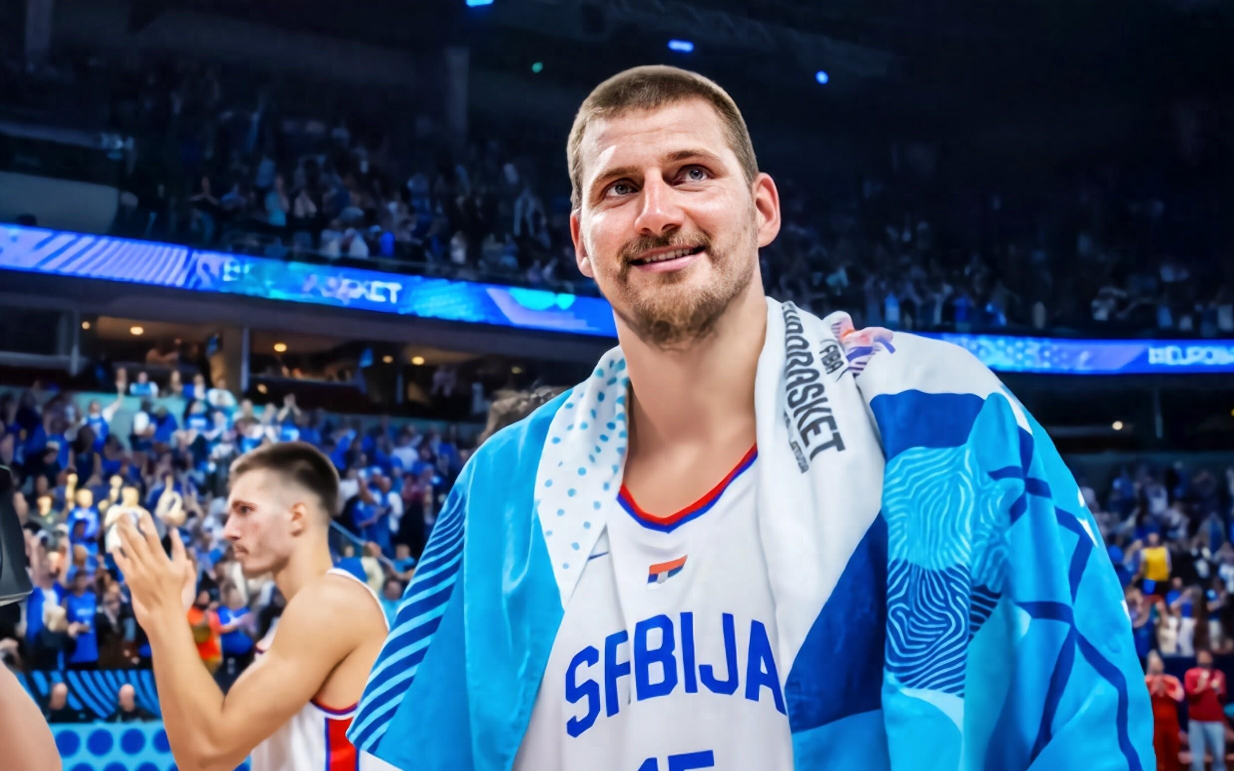 包含掘金血洗塞尔维亚男篮，约基奇惊艳世界的词条